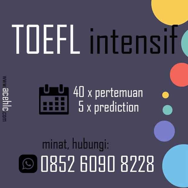 Flyer Kursus TOEFL